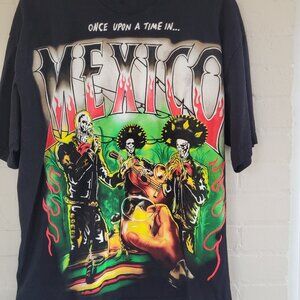 Warren Lotas Once Upon a Time in Mexico Mariachi Skeleton Tee Large L